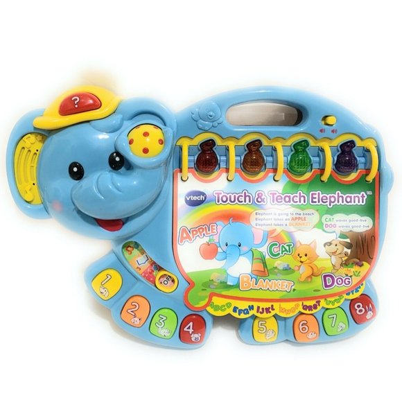 Vtech Touch and Teach Elephant Learning Education - Picture 1 of 7